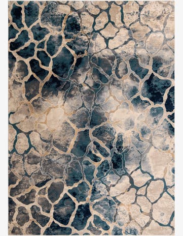 Navy Blue Gossamer Rug