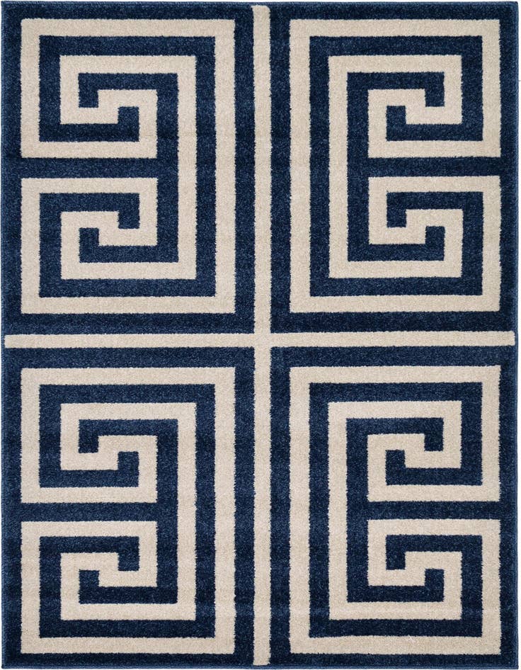Detail image of 3' x 5' 3 Greek Key Rug