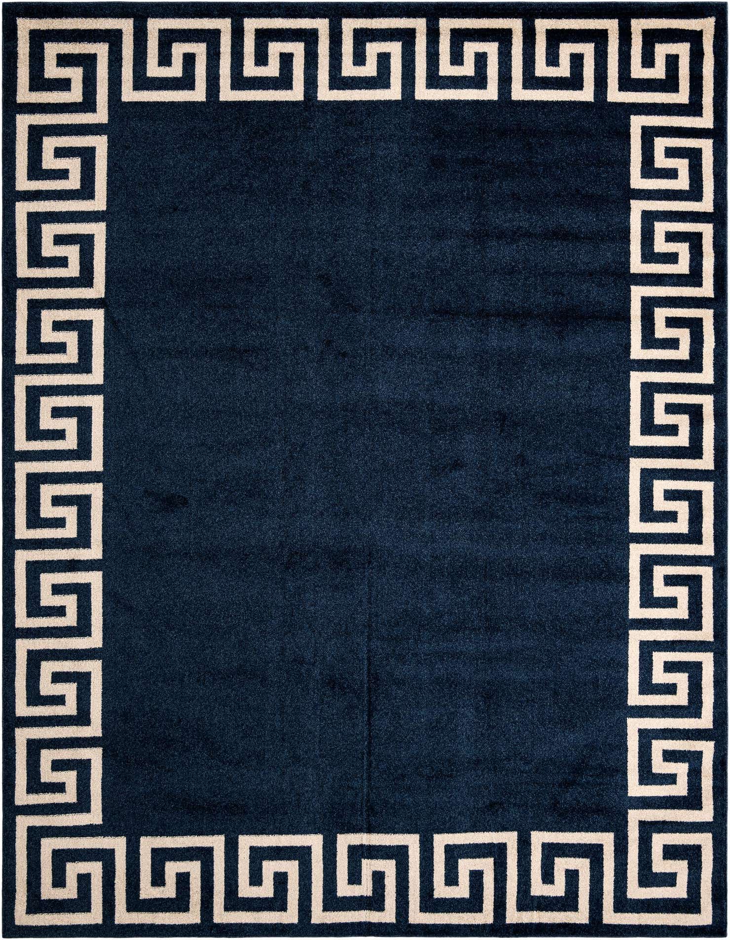 9' x 12' Greek Key Rug