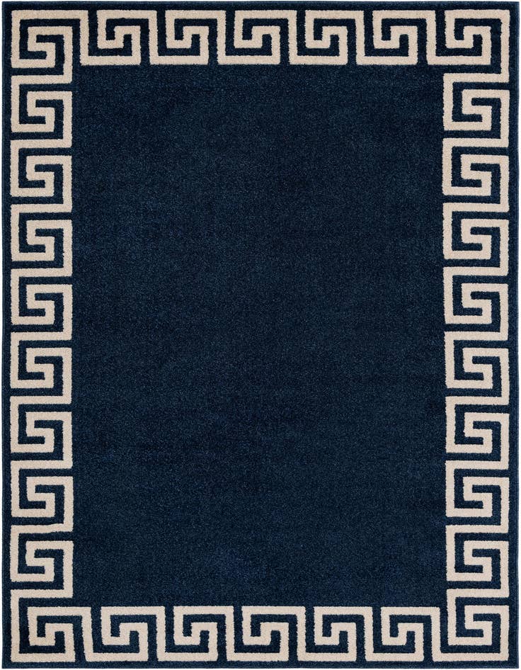 Detail image of 5' 3 x 8' Greek Key Rug