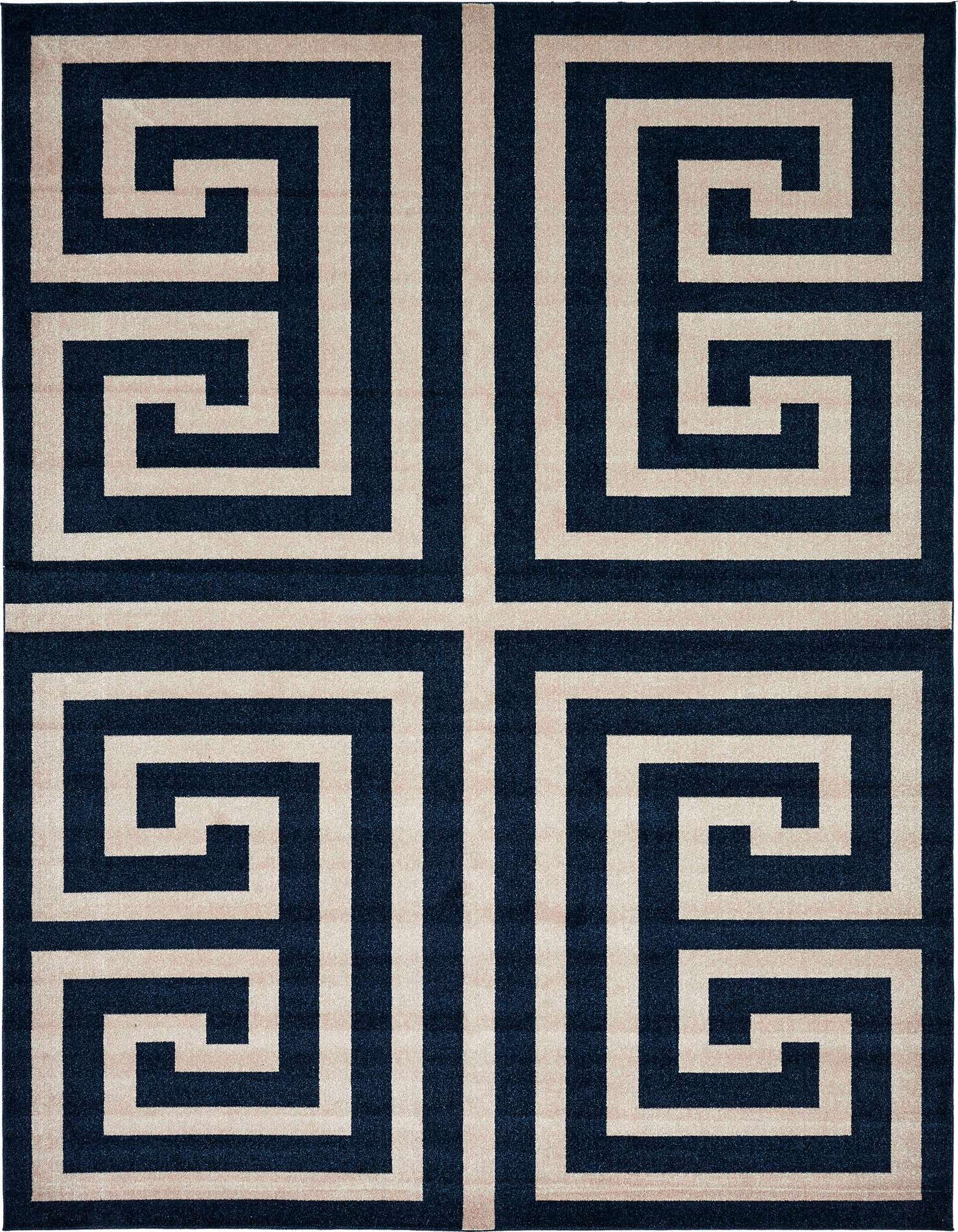 10' x 13' Greek Key Rug