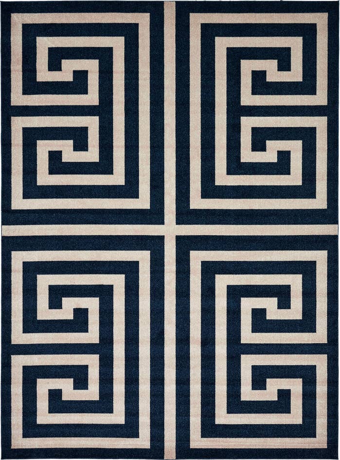 Detail image of 10' x 13' Greek Key Rug
