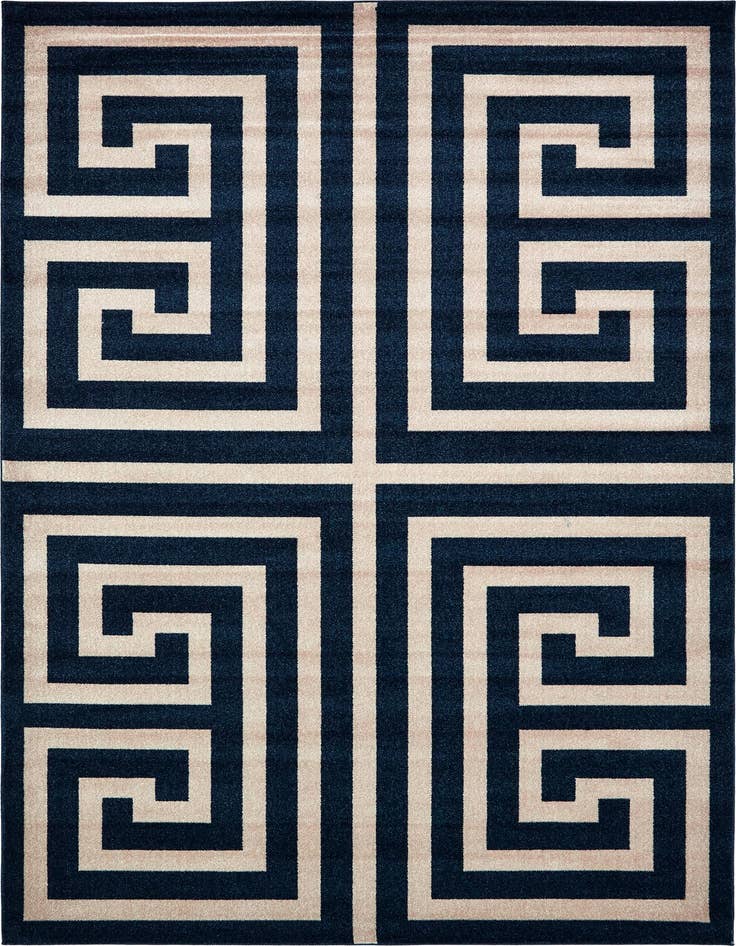 Detail image of 7' 10 x 11' Greek Key Rug