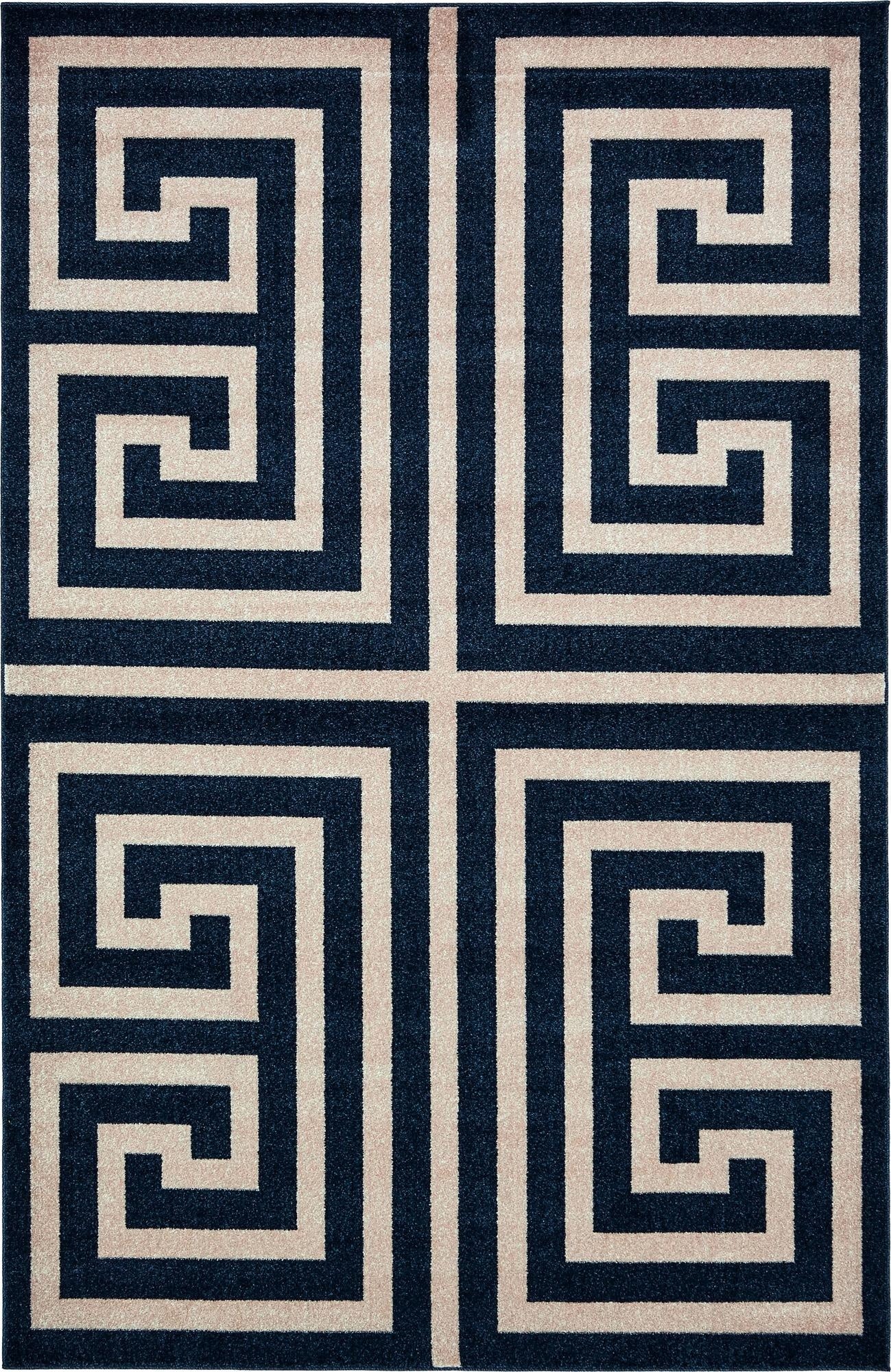6' x 9' Greek Key Rug