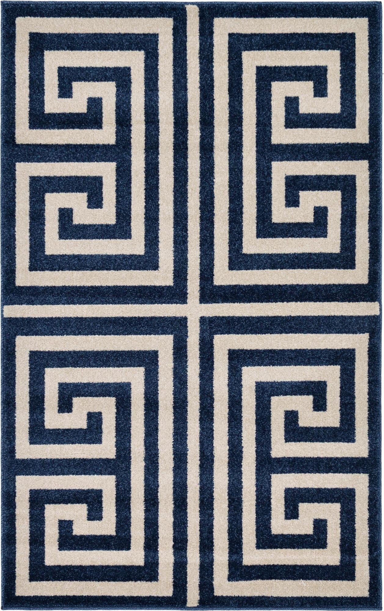 Primary image 3' x 5' 3 Greek Key Rug