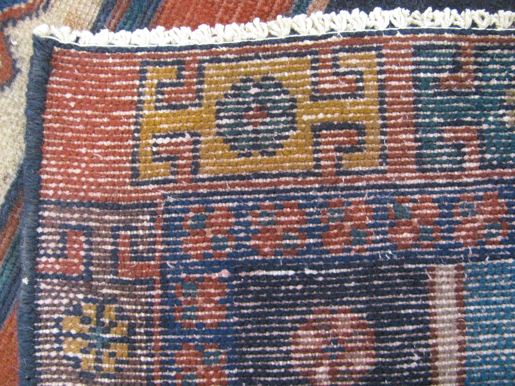 Detail image 20 of 21: 4' 3 x 9' 3 Hand Knotted Hamedan Persian Wool Rug