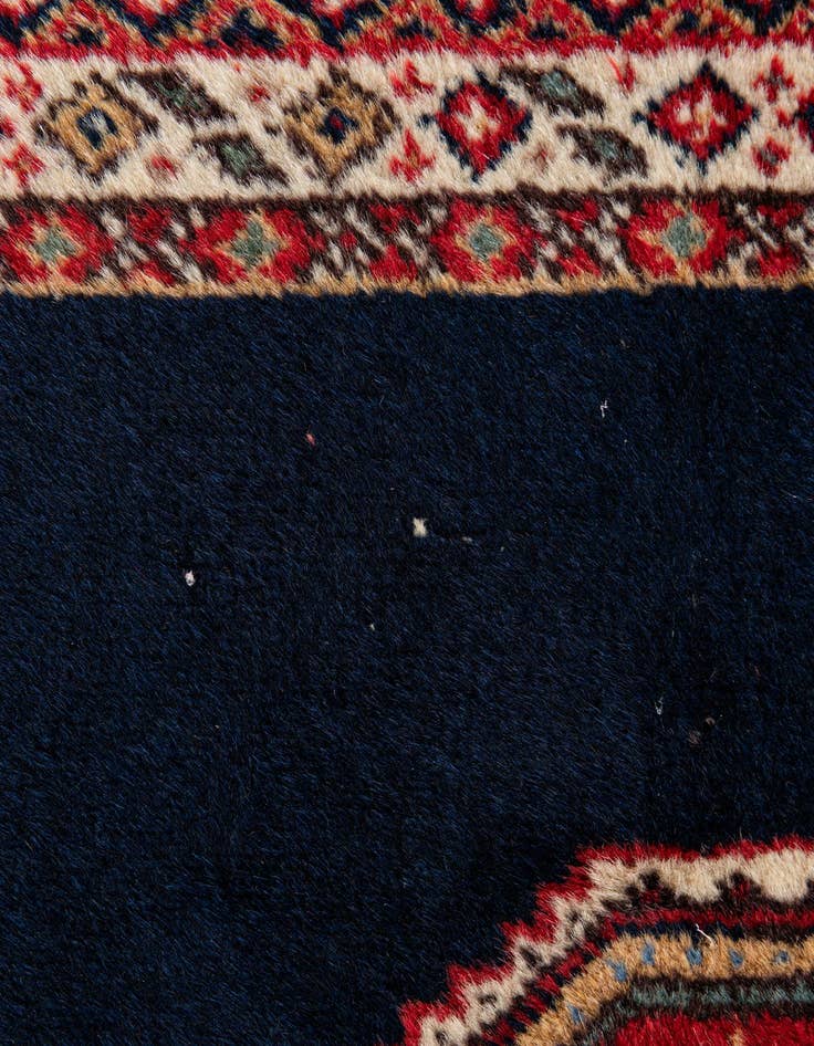 Detail image of 4' 7 x 7' 1  Hand Knotted Hamedan Wool Rug