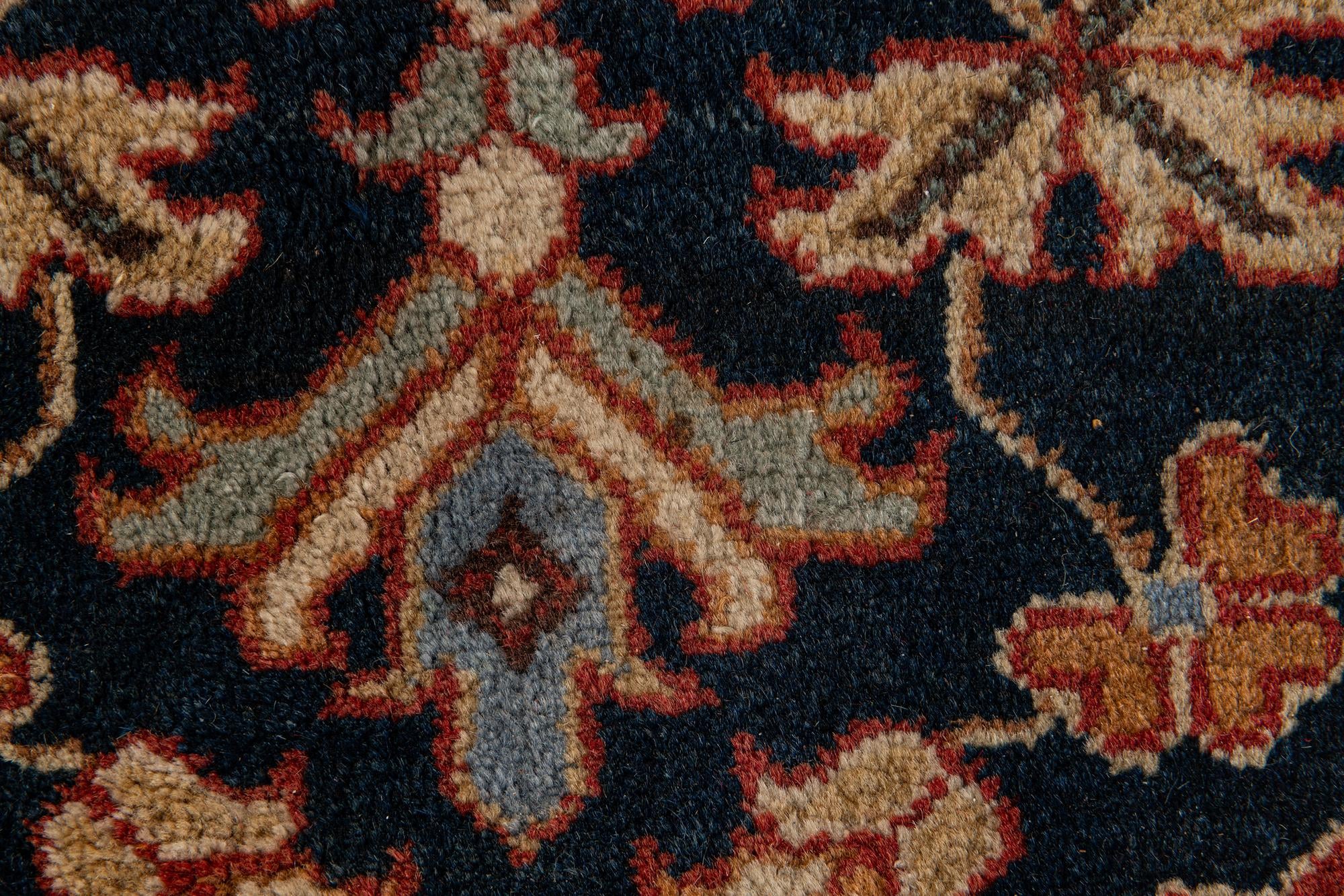 7' 5 x 10' 6 Hand Knotted Hamedan Persian Wool Rug