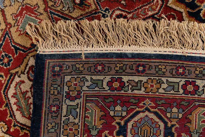 7' 5 x 10' 6 Hand Knotted Hamedan Persian Wool Rug