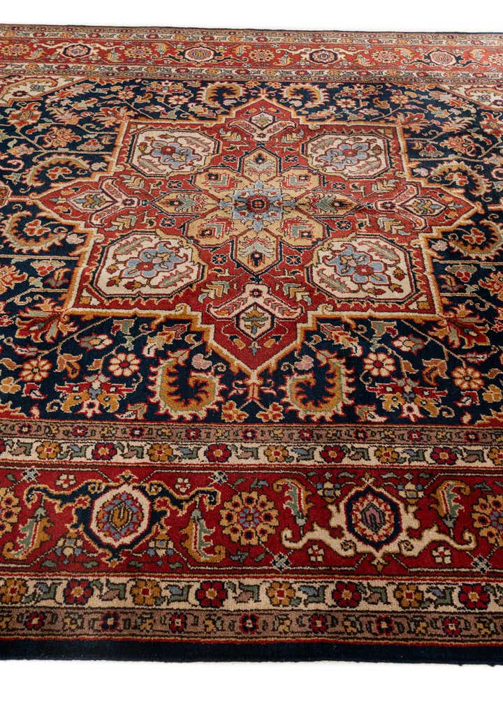 7' 5 x 10' 6 Hand Knotted Hamedan Persian Wool Rug