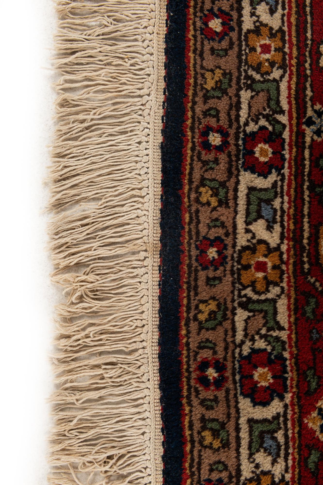7' 5 x 10' 6 Hand Knotted Hamedan Persian Wool Rug