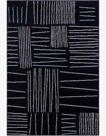 Navy Blue Hanahan Rug