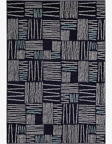 Navy Blue Hanahan Rug