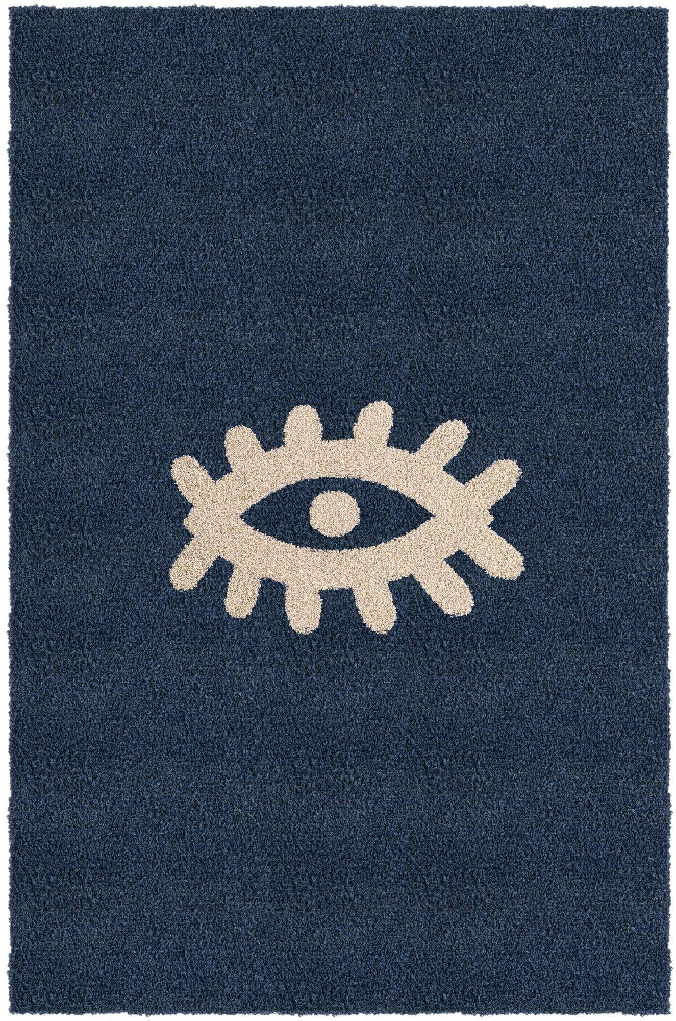 6' 1 x 9' Handtufted Wool Rug