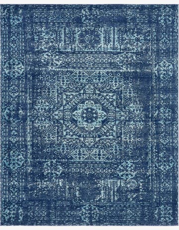 Navy Blue Heritage Rug