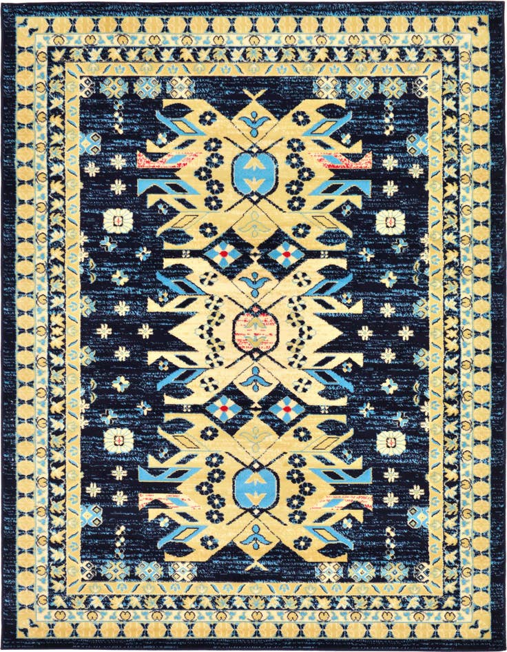 Detail image of 6' x 9' Heriz Design Rug