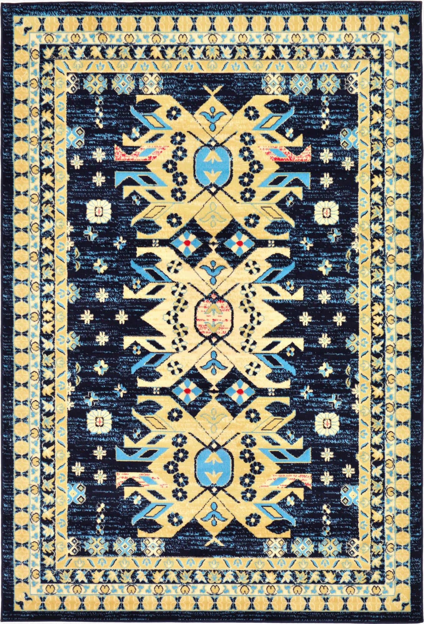 6' x 9' Heriz Design Rug