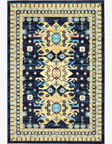 6' x 9' Heriz Design Rug