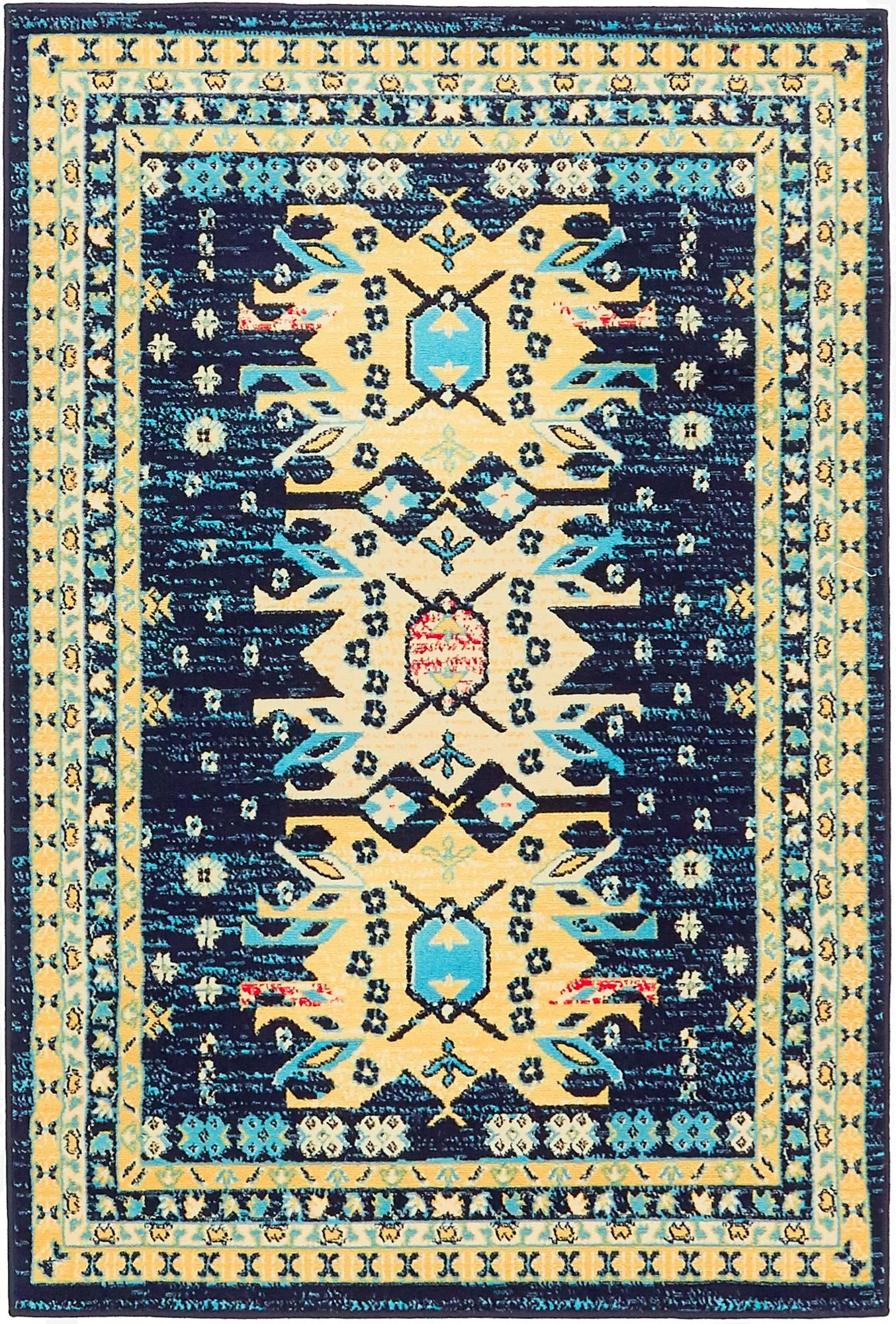 4' x 6' Heriz Design Rug