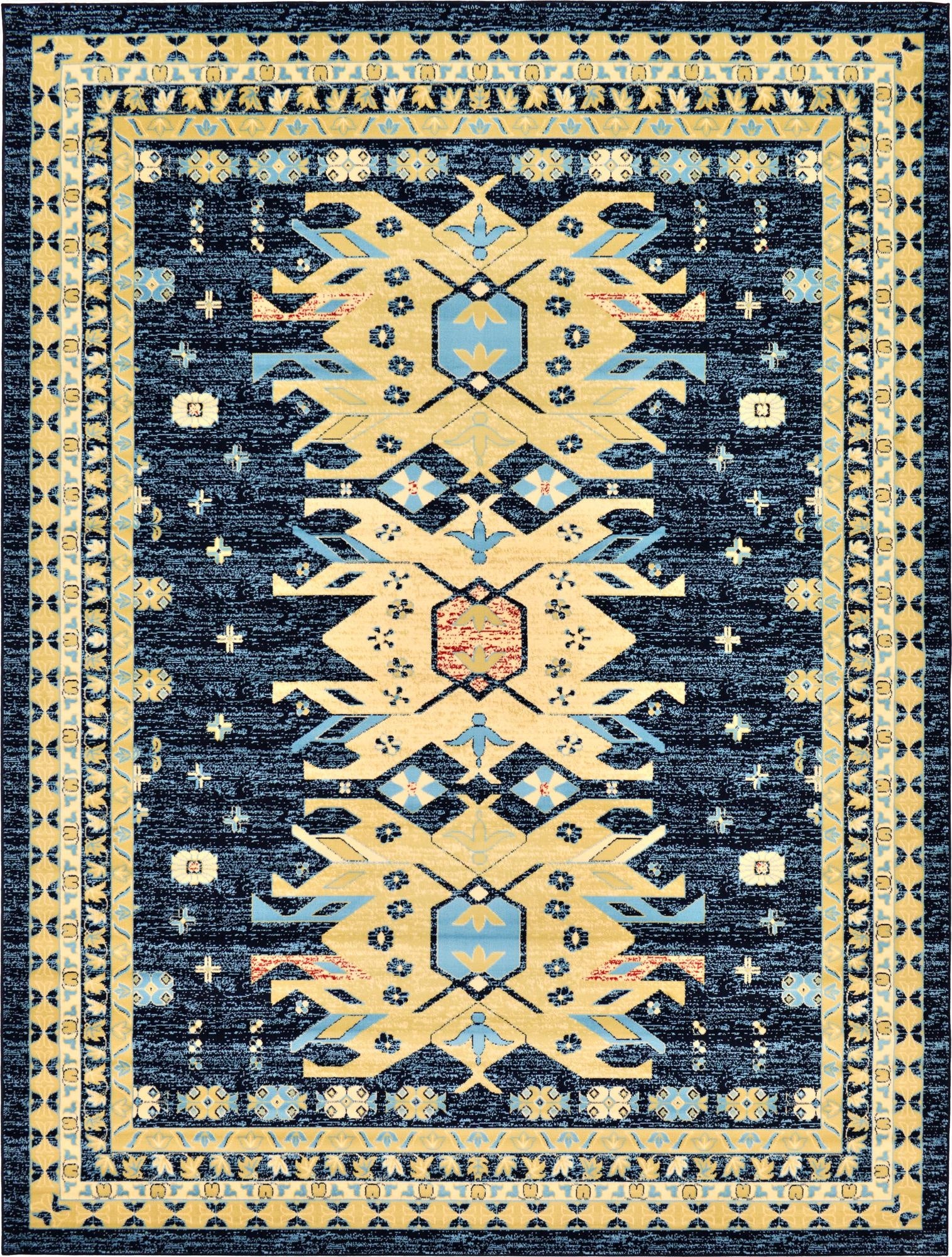10' x 13' Heriz Design Rug