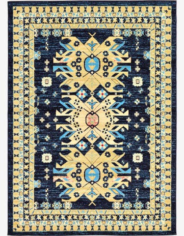 7' x 10' Heriz Design Rug