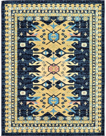 9' x 12' Heriz Design Rug