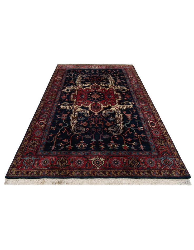 Detail image of 6' 7 x 9' 10 Hand Knotted Heriz Wool Rug