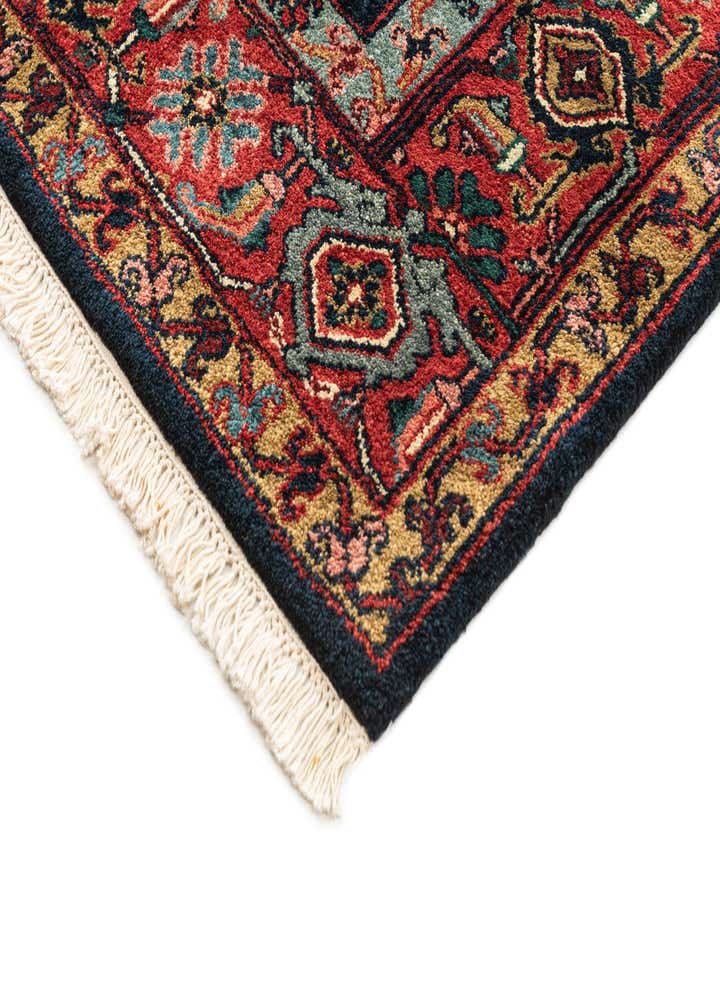 6' 7 x 9' 9 Hand Knotted Heriz Wool Rug
