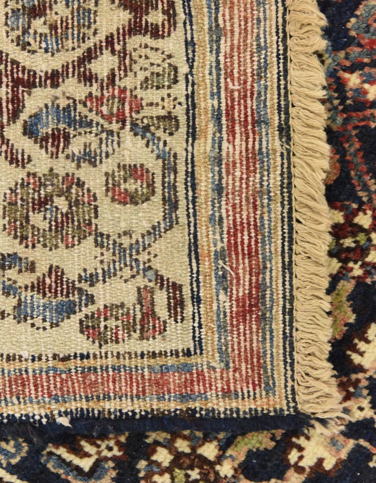 Detail image of 5' 7 x 10'  Hand Knotted Hossainabad Persian Wool Rug