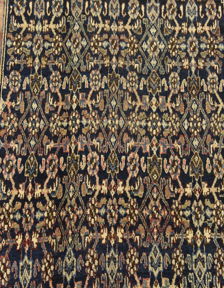 Detail image of 5' 7 x 10'  Hand Knotted Hossainabad Persian Wool Rug