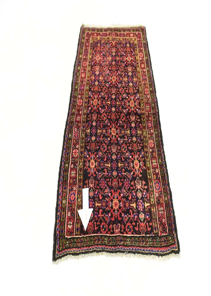 3' 9 x 6' 7 Hand Knotted Hossainabad Persian Wool Rug