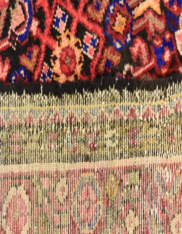 Detail image of 3' 9 x 6' 7  Hand Knotted Hossainabad Persian Wool Rug