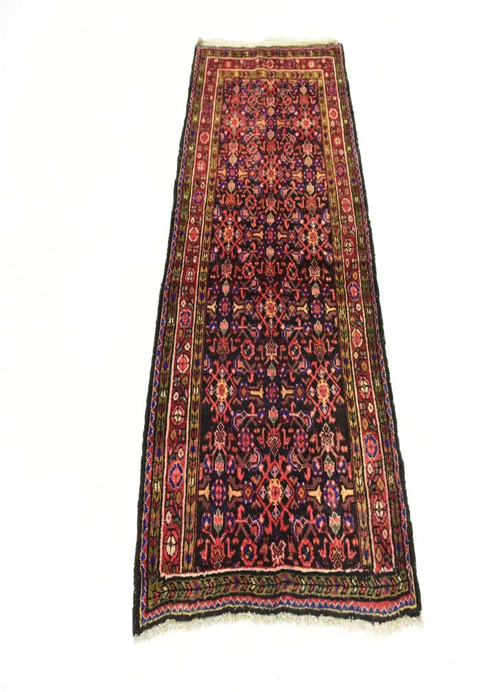 3' 9 x 6' 7 Hand Knotted Hossainabad Persian Wool Rug
