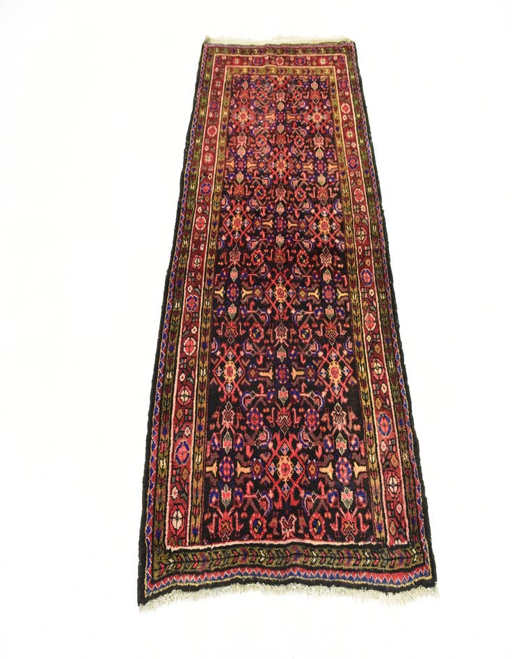 Detail image of 3' 9 x 6' 7 Hand Knotted Hossainabad Persian Wool Rug
