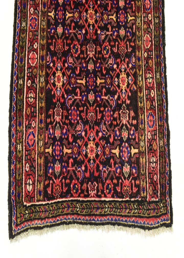 3' 9 x 6' 7 Hand Knotted Hossainabad Persian Wool Rug