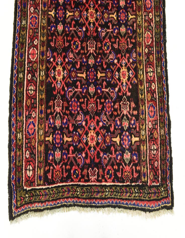 Detail image of 3' 9 x 6' 7 Hand Knotted Hossainabad Persian Wool Rug
