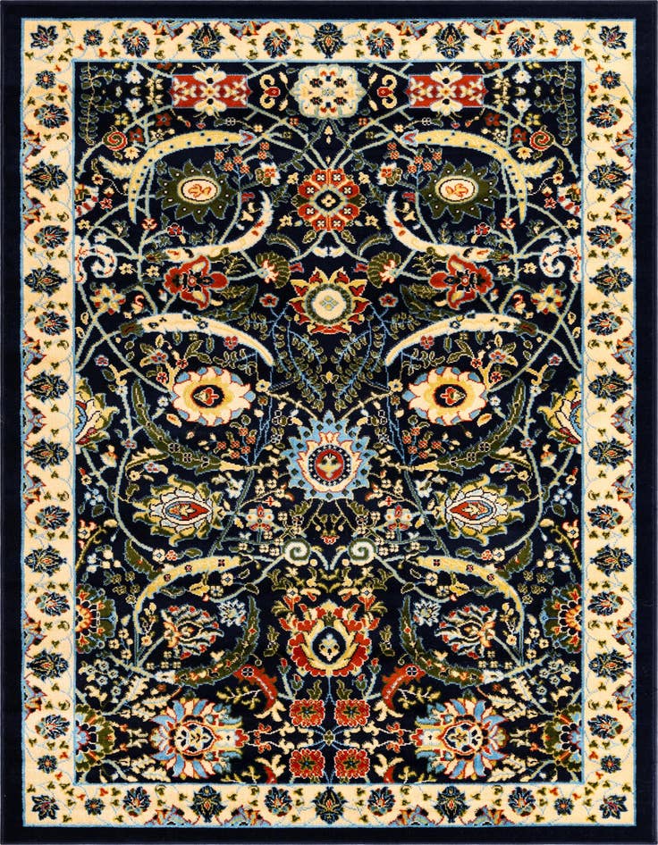 Detail image of 5' 3 x 8' Isfahan Design Rug