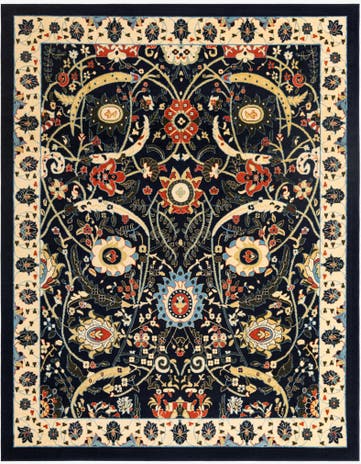 7' 10 x 10' Isfahan Design Rug