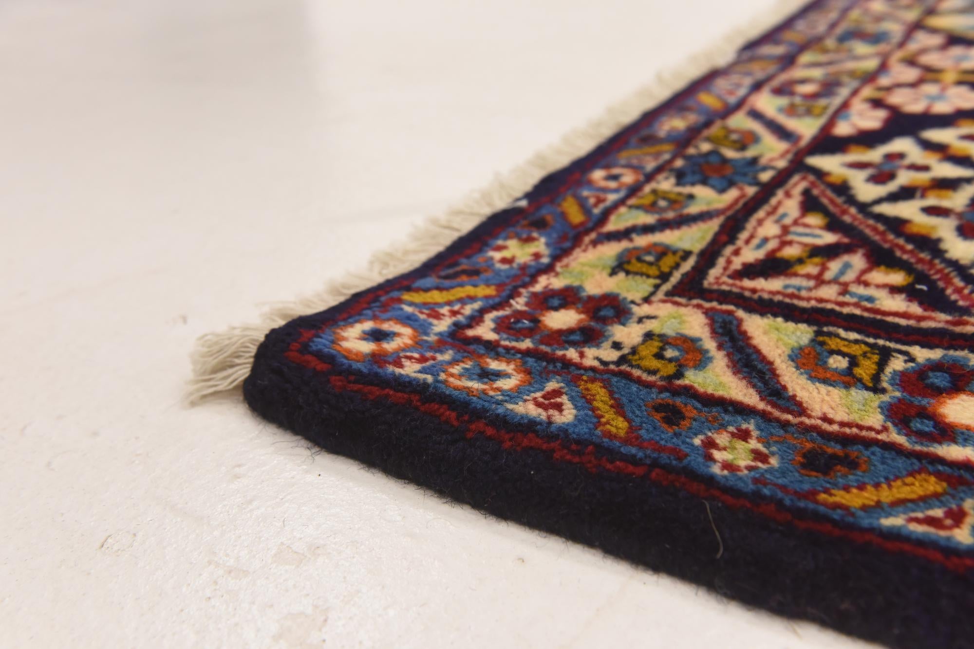 10' 2 x 13' 8 Hand Knotted Isfahan Persian Wool Rug