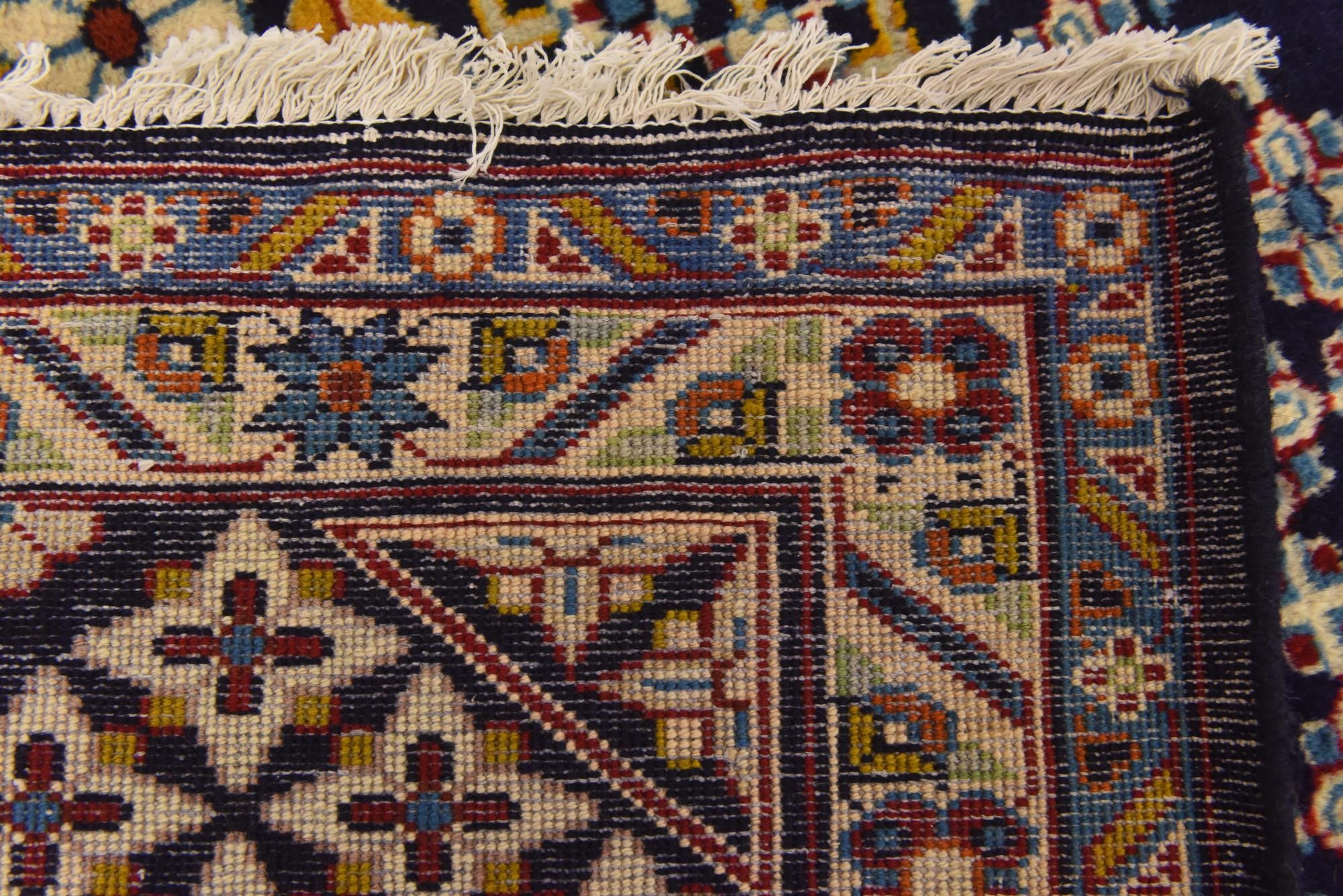 10' 2 x 13' 8 Hand Knotted Isfahan Persian Wool Rug
