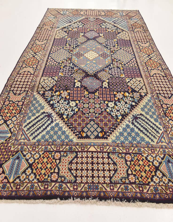 Detail image of 10' 2 x 13' 8  Hand Knotted Isfahan Persian Wool Rug