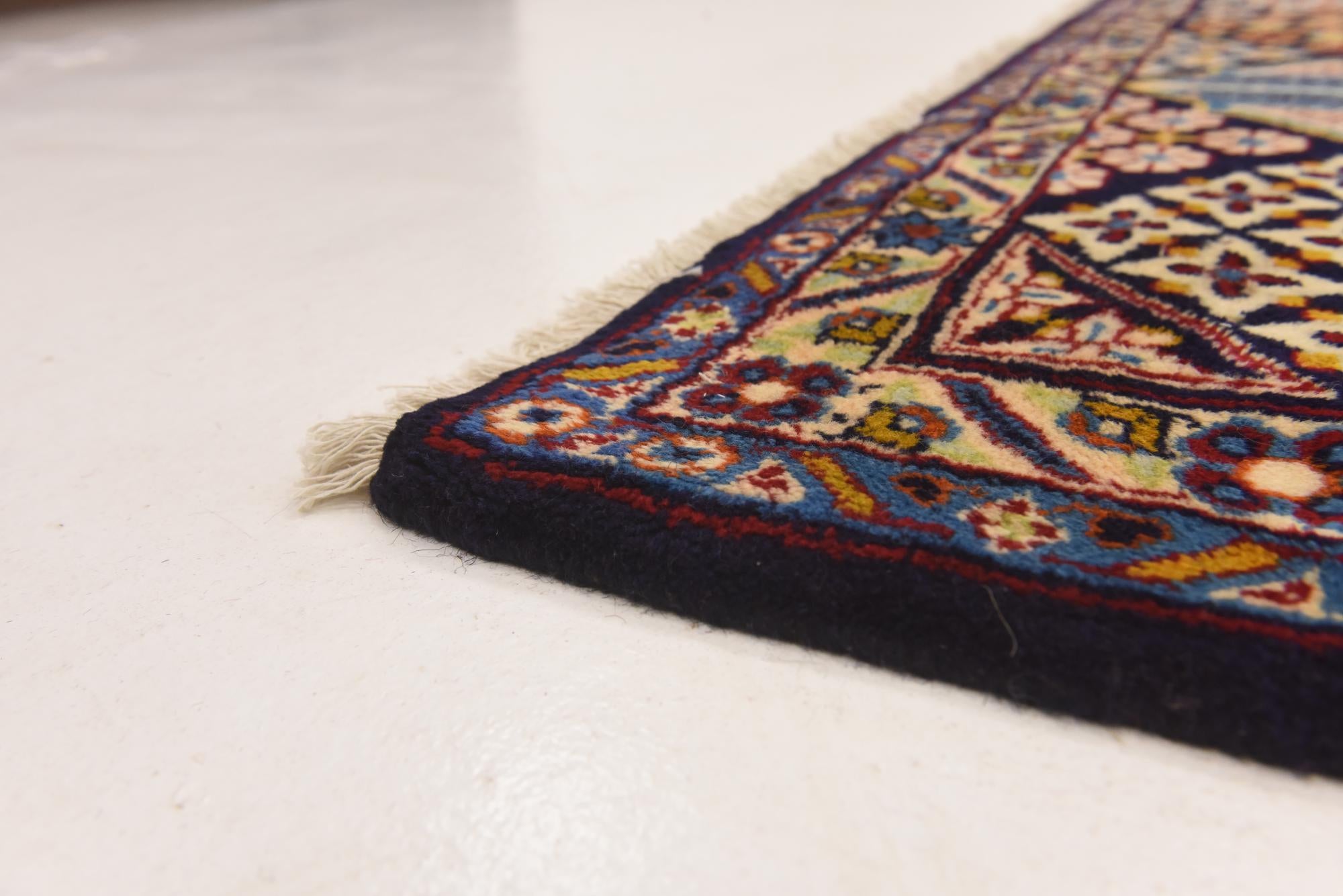 10' 2 x 13' 8 Hand Knotted Isfahan Persian Wool Rug