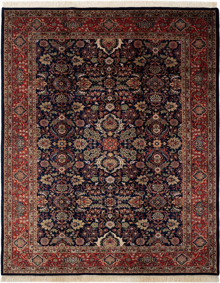 Detail image of 6' 7 x 9' 10 Isfahan Wool Rug