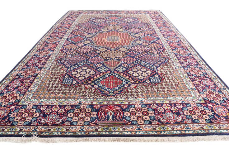 Detail image of 10' 1 x 15' 2 Hand Knotted Isfahan Persian Wool Rug