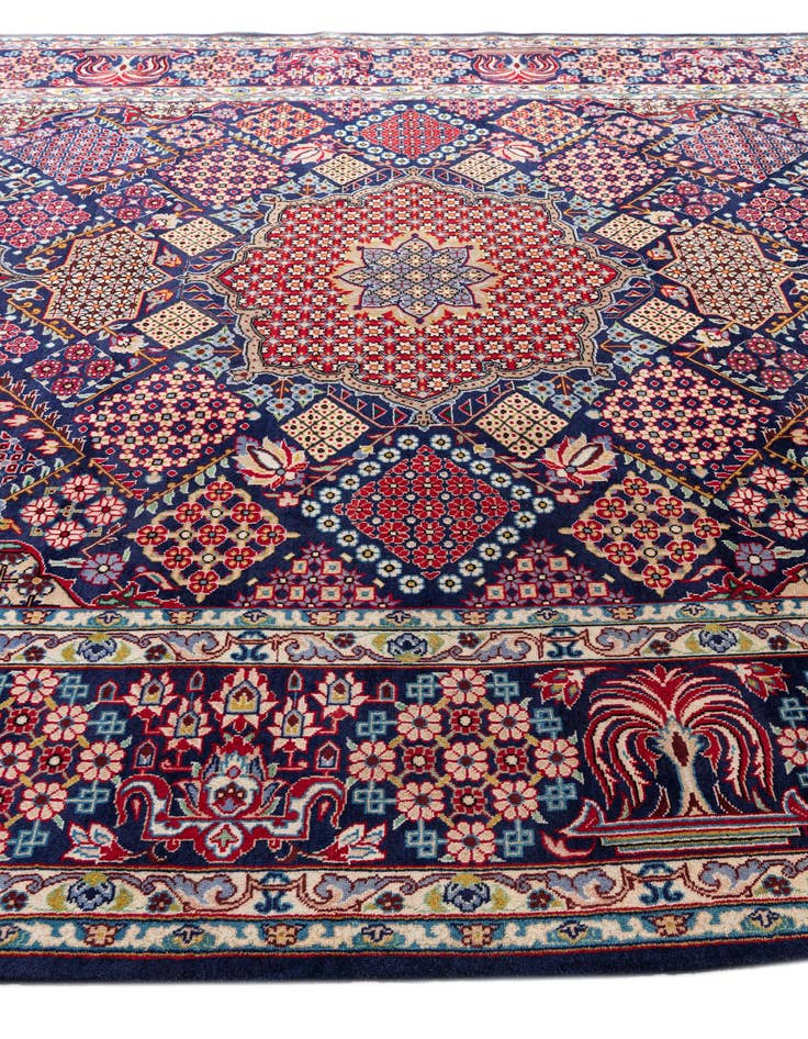 Detail image of 10' 1 x 15' 2 Hand Knotted Isfahan Persian Wool Rug