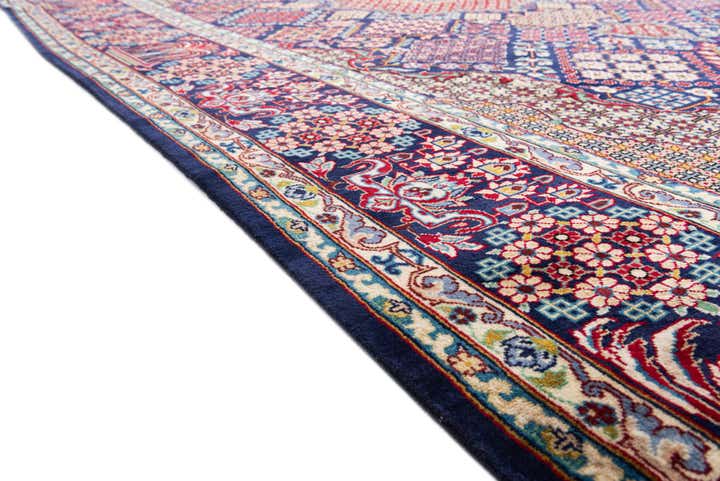 10' 1 x 15' 2 Hand Knotted Isfahan Persian Wool Rug