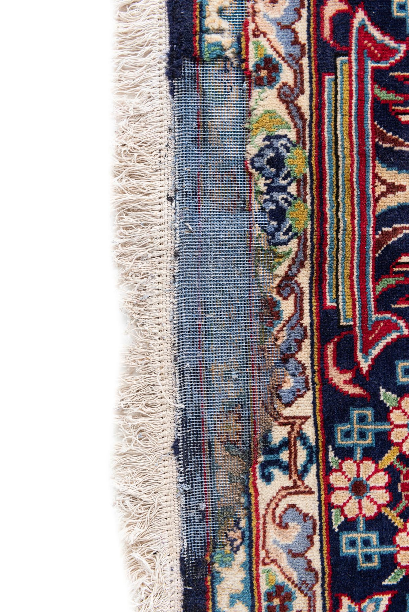 10' 1 x 15' 2 Hand Knotted Isfahan Persian Wool Rug