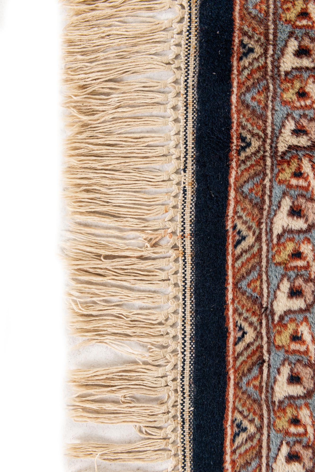6' x 9' 2 Hand Knotted Isfahan Oriental Wool Rug
