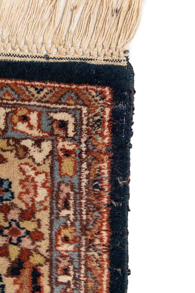6' x 9' 2 Hand Knotted Isfahan Oriental Wool Rug