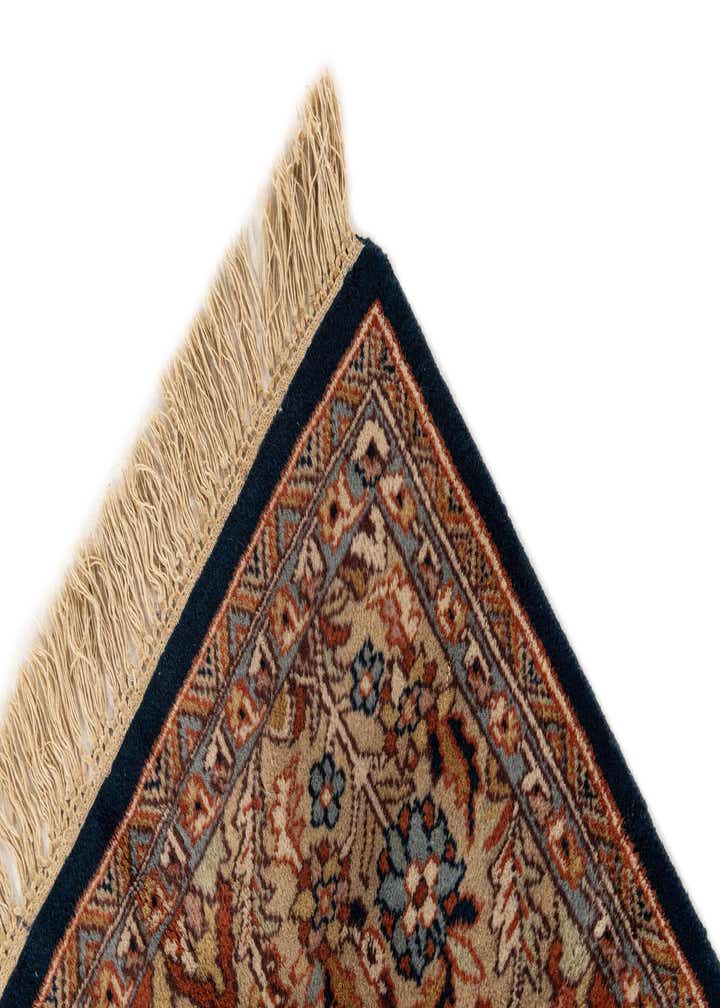 6' x 9' 2 Hand Knotted Isfahan Oriental Wool Rug